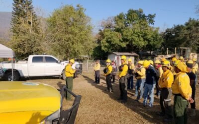 AVANZA EL COMBATE DE INCENDIOS FORESTALES EN SLP