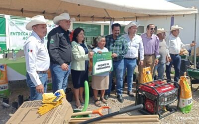 ENTREGA GOBIERNO DEL ESTADO MÁS APOYO AL SECTOR AGRÍCOLA DE LA REGIÓN MEDIA