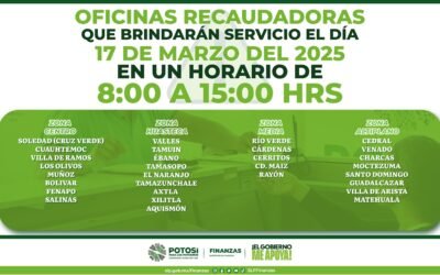 GARANTIZADA ATENCIÓN EN RECAUDADORAS DURANTE DÍA INHÁBIL