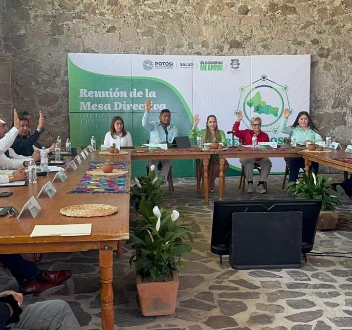 EL ESTADO PRESENTA PLAN DE TRABAJO DE LA RED POTOSINA DE MUNICIPIOS POR LA SALUD