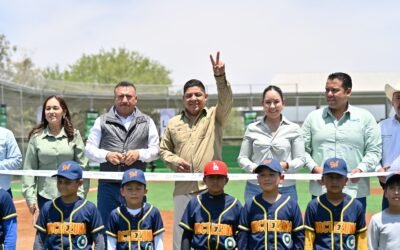 CON APOYO ESTATAL CHARCAS TENDRÁ CALLE Y MOCTEZUMA ESTRENA CAMPO BEISBOLERO
