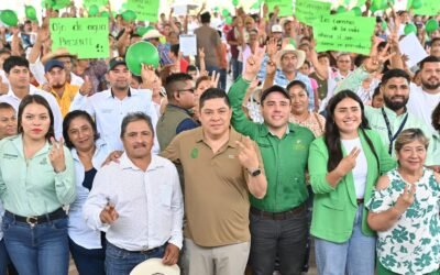 RICARDO GALLARDO ENTREGA MÁS OBRAS EN EL NARANJO