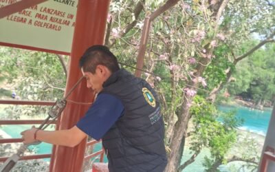 PROTECCIÓN CIVIL ESTATAL SUPERVISA PARAJES TURÍSTICOS.