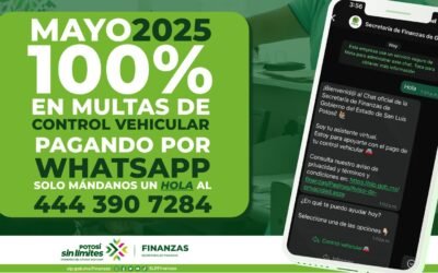 EN MAYO DESCUENTOS EN PAGOS DE MULTAS DE CONTROL VEHICULAR