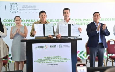MÉDICOS JUBILADOS RECONOCEN APOYO DEL GOBERNADOR