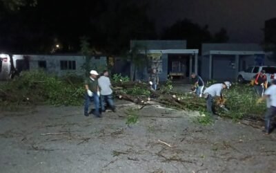 PROTECCIÓN CIVIL ESTATAL ATIENDIÓ REPORTES DE LLUVIAS