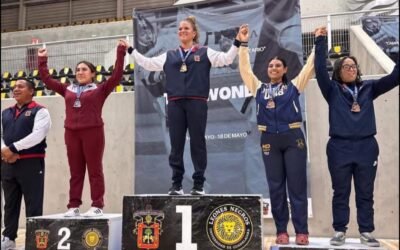 TAEKWONDOÍNAS DE LA BECENE BRILLAN EN LOS ANUIES 2025