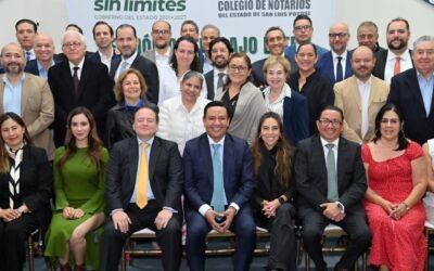 COLABORACIÓN DEL NOTARIADO FORTALECE SEGURIDAD JURÍDICA DE SAN LUIS