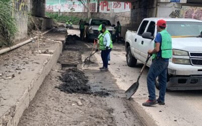 ESTADO REFUERZA LIMPIEZA ANTE TEMPORAL DE LLUVIAS
