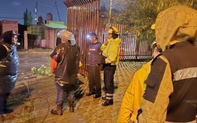 PROTECCIÓN CIVIL ATIENDE REPORTES POR LLUVIAS