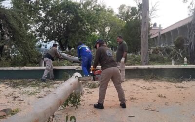 GOBIERNO ESTATAL REVISA ESCUELAS ANTE AFECTACIONES POR LLUVIAS