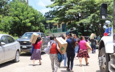 GOBIERNO ESTATAL ENTREGA DE APOYOS ALIMENTARIOS EN TANCANHUITZ