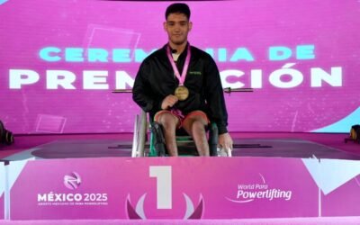 PARA ATLETA POTOSINO LOGRA MEDALLA DE ORO EN ABIERTO MEXICANO DE PARA POWERLIFTING