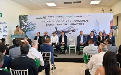 RICARDO GALLARDO INAUGURA TRES NUEVAS CONEXIONES AÉREAS