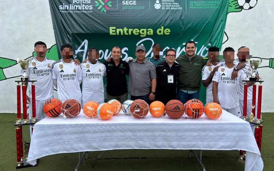 GOBIERNO ESTATAL ENTREGA APOYOS DEPORTIVOS PARA PROMOVER LA REINSERCIÓN SOCIAL