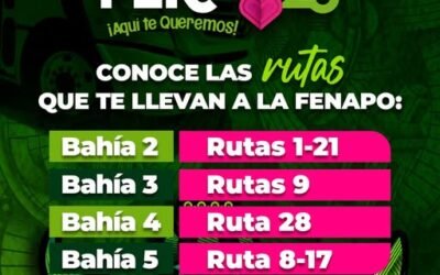 QUÉ RUTAS DE TRANSPORTE TE LLEVAN A LA FENAPO 2025