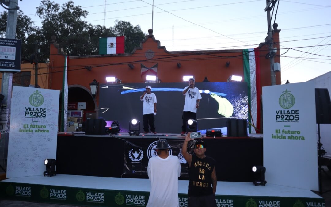 MÁS DE 500 JÓVENES PARTICIPAN EN LA MARCHA POR LA PAZ EN VILLA DE POZOS