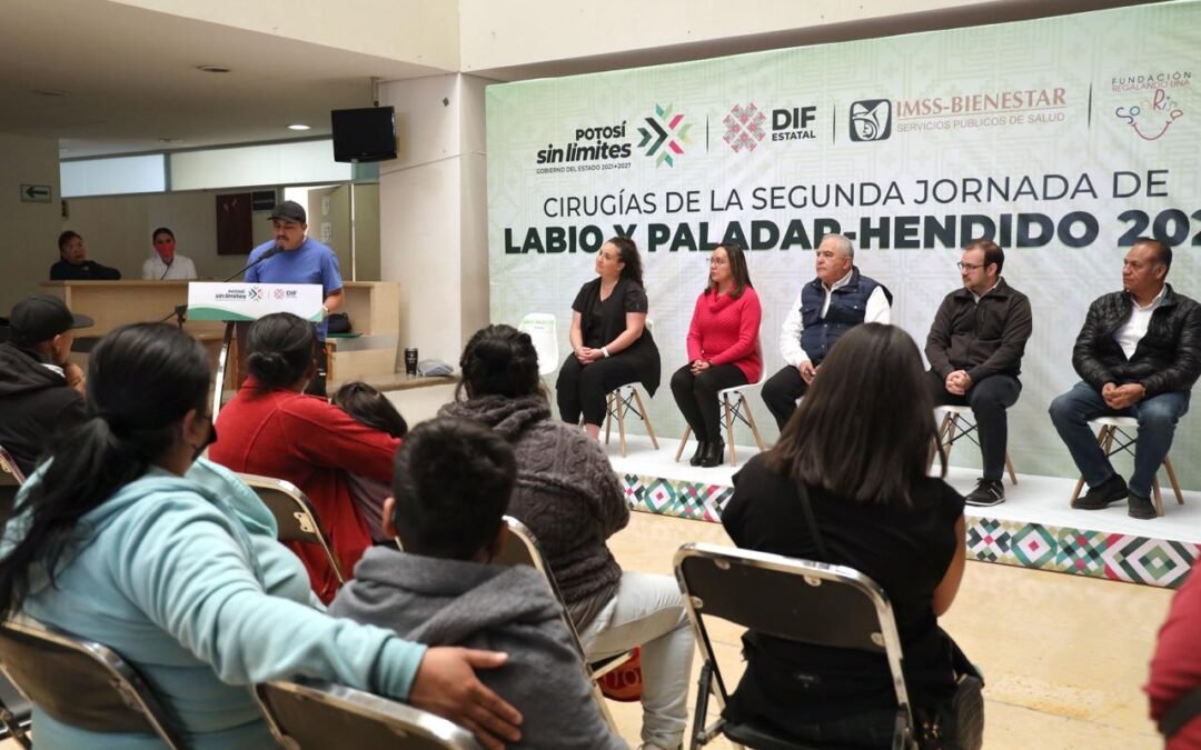 GOBIERNO ESTATAL IMPULSA SEGUNDA JORNADA DE CIRUGÍAS GRATUITAS DE LABIO Y PALADAR HENDIDO