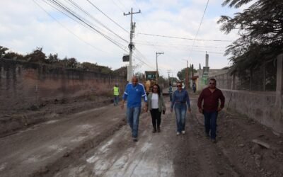 GOBIERNO ESTATAL IMPULSA OBRAS DE PAVIMENTACIÓN Y MEJORA VIAL EN LA REGIÓN MEDIA