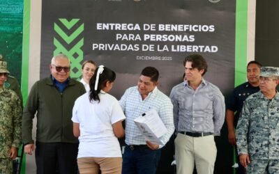 RICARDO GALLARDO ENTREGA PRELIBERACIONES EN EL CENTRO DE REINSERCIÓN SOCIAL “LA PILA”