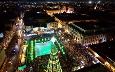 RICARDO GALLARDO INAUGURA ESPECTACULAR VILLA NAVIDEÑA EN FUNDADORES  