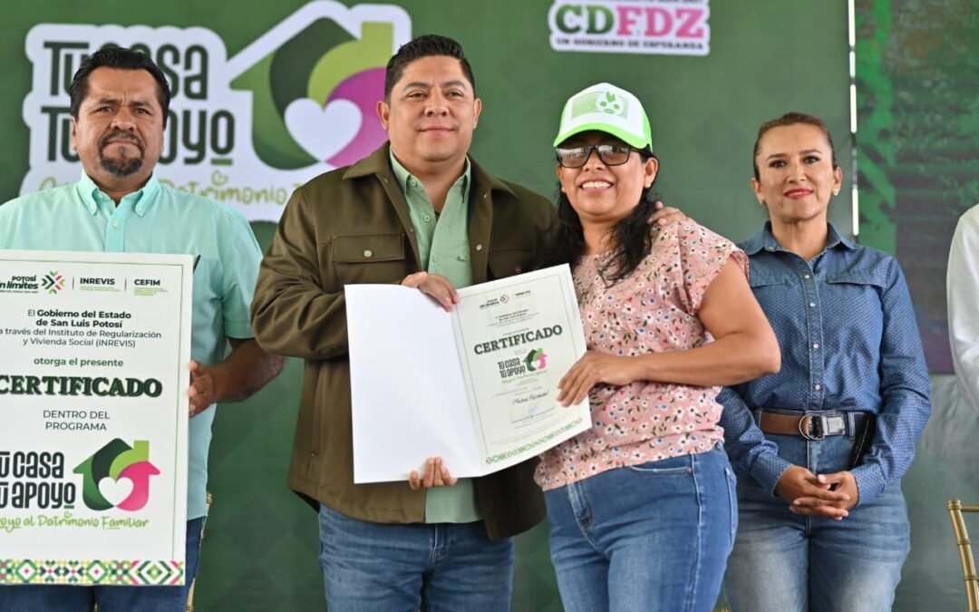 SAN LUIS POTOSÍ DESTACA A NIVEL NACIONAL POR SU LUCHA CONTRA LA MARGINACIÓN Y LA POBREZA