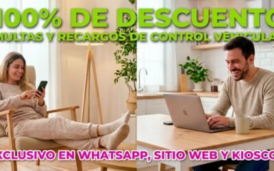 ENERO CON DESCUENTOS DEL 100 POR CIENTO EN MULTAS Y RECARGOS DE CONTROL VEHICULAR